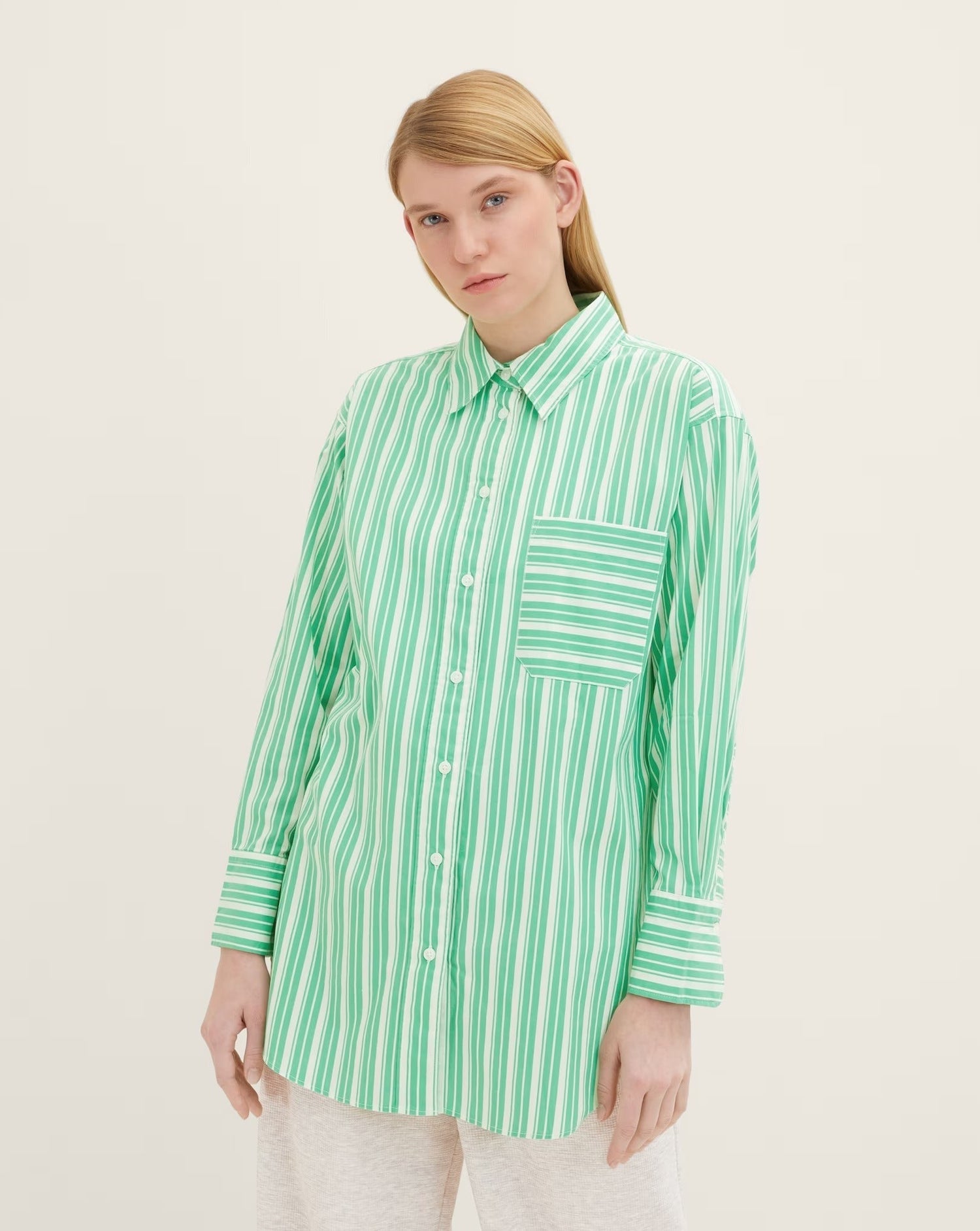 Camisa Verde Tom Tailor