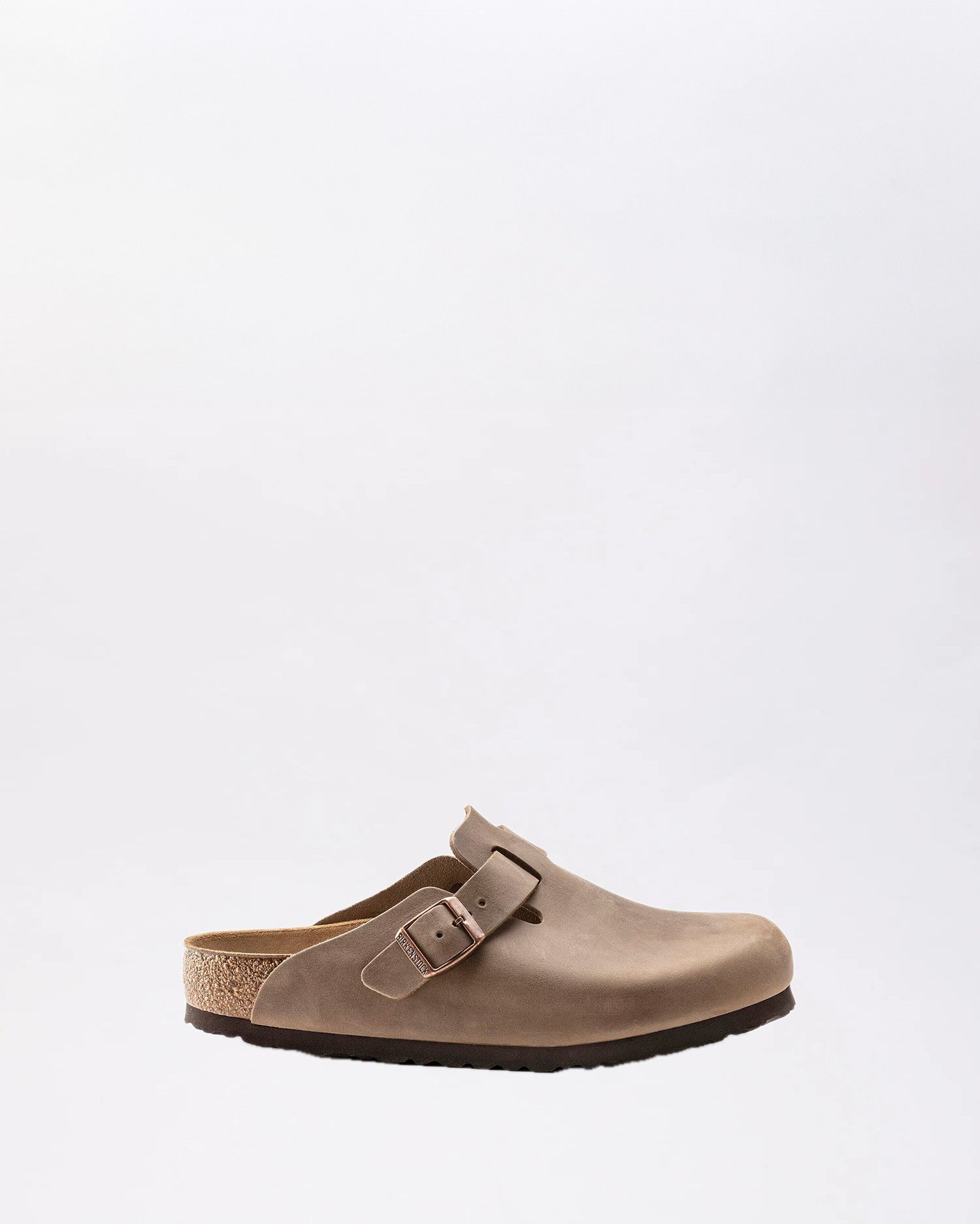 Birkenstock Boston Couro Oleado Tabaco