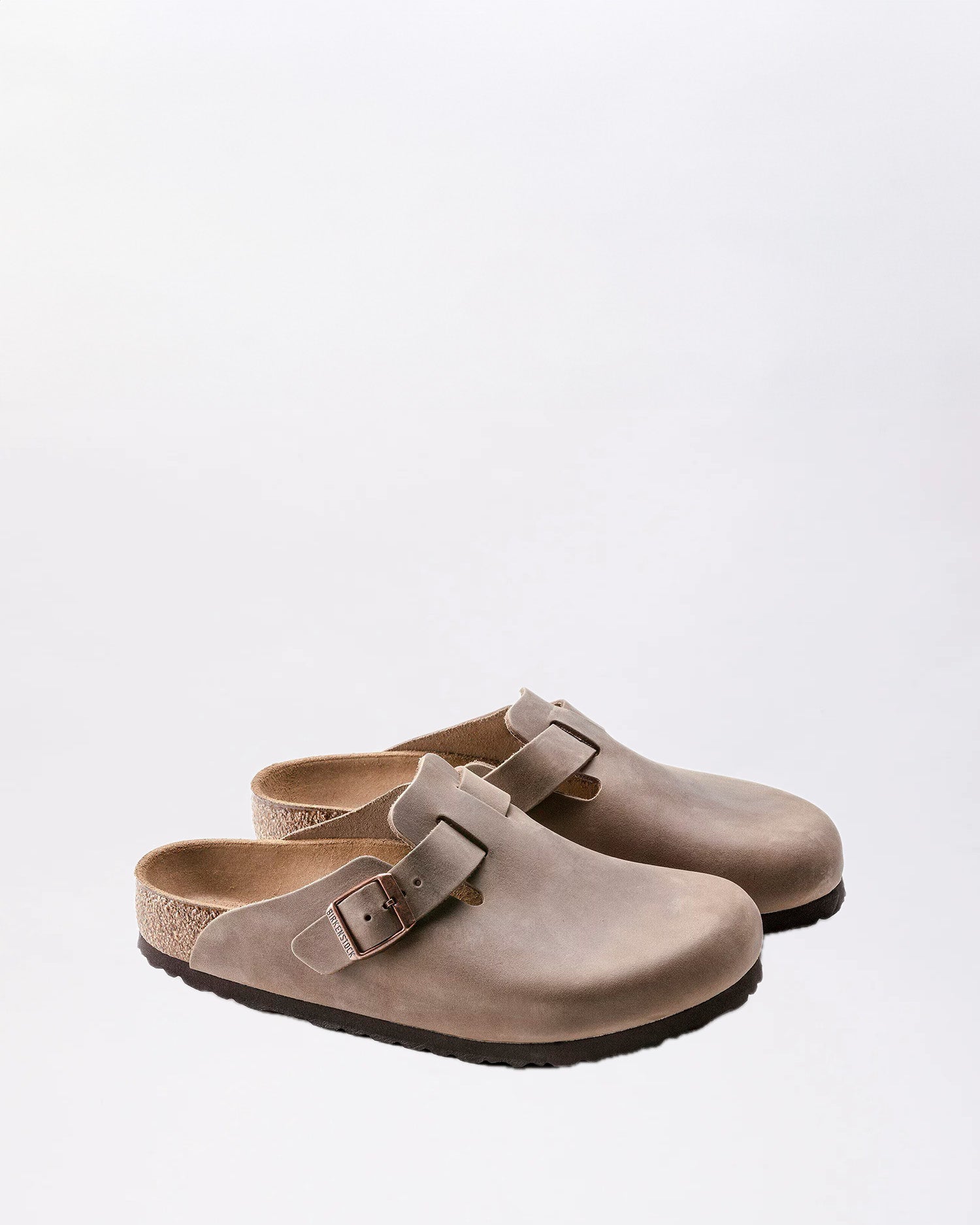 Birkenstock Boston Couro Oleado Tabaco