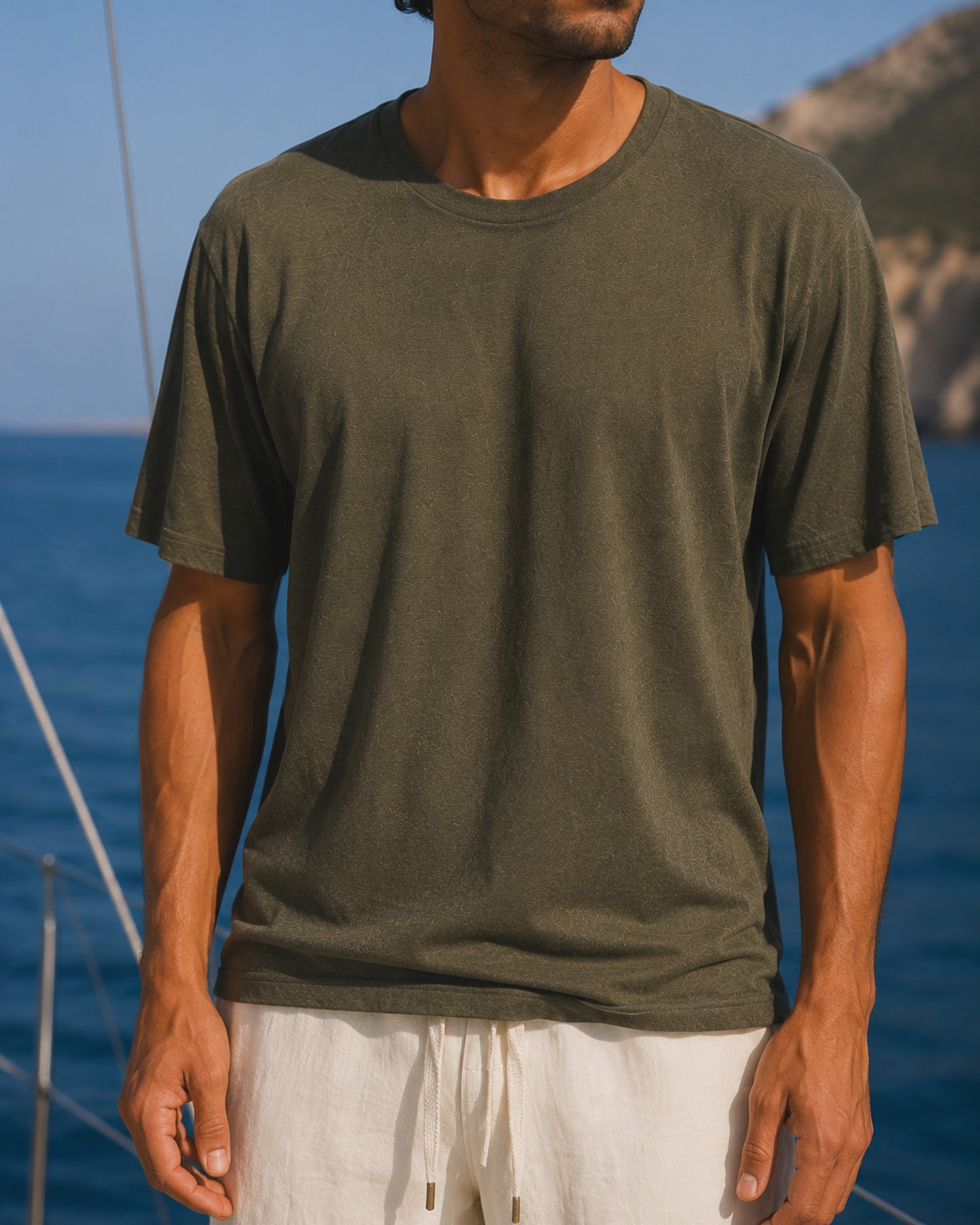 T-Shirt Linho Homem