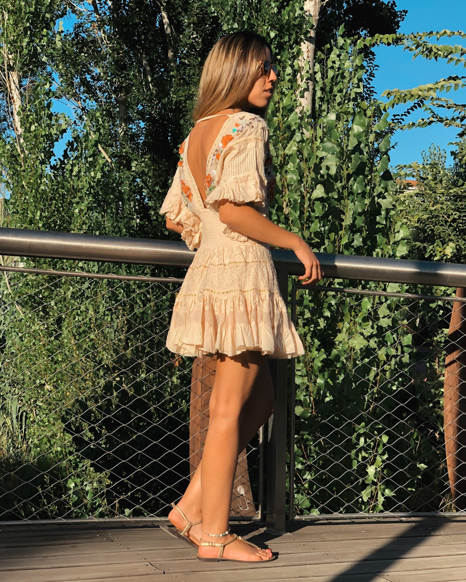 Vestido de hoja