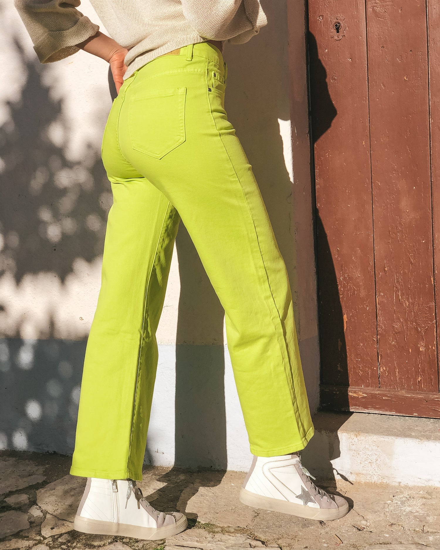 Pantalones divertidos de limón