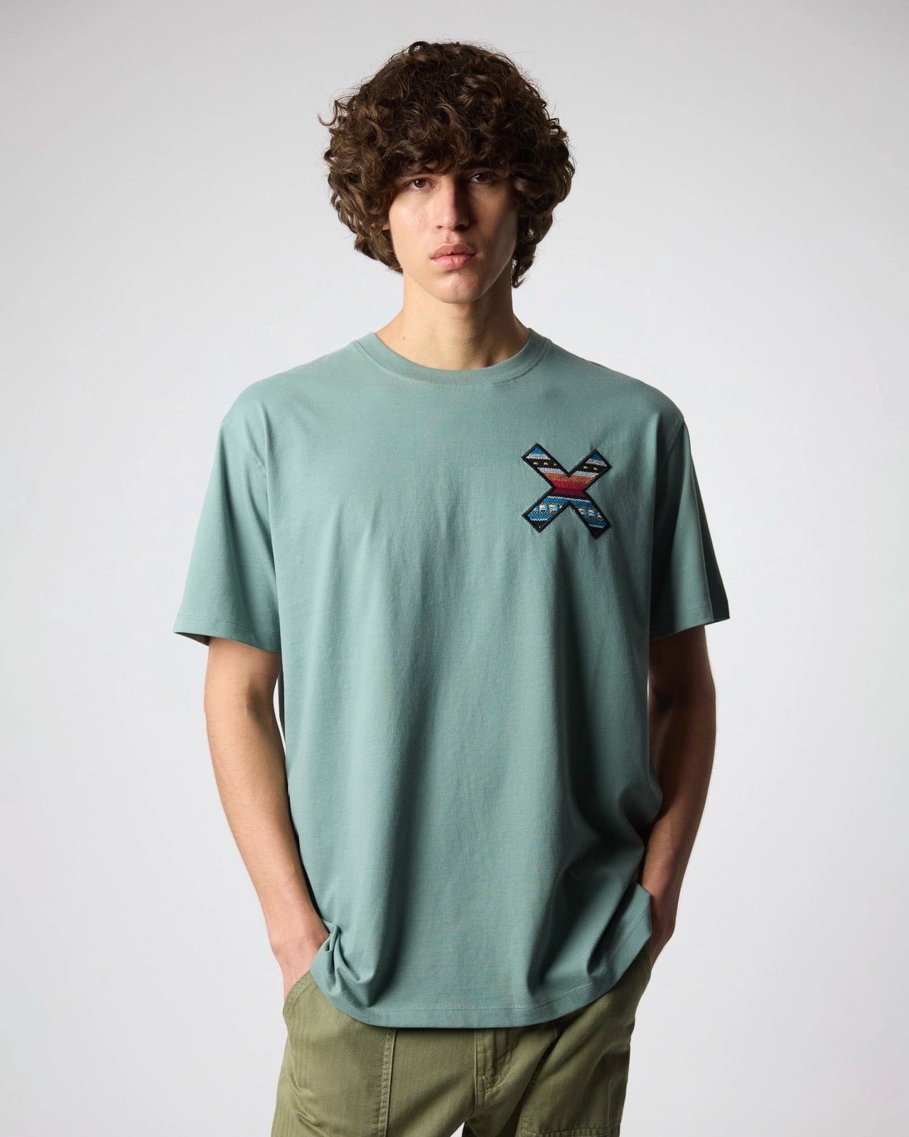 T-Shirt Clássica Mint Blue Banana
