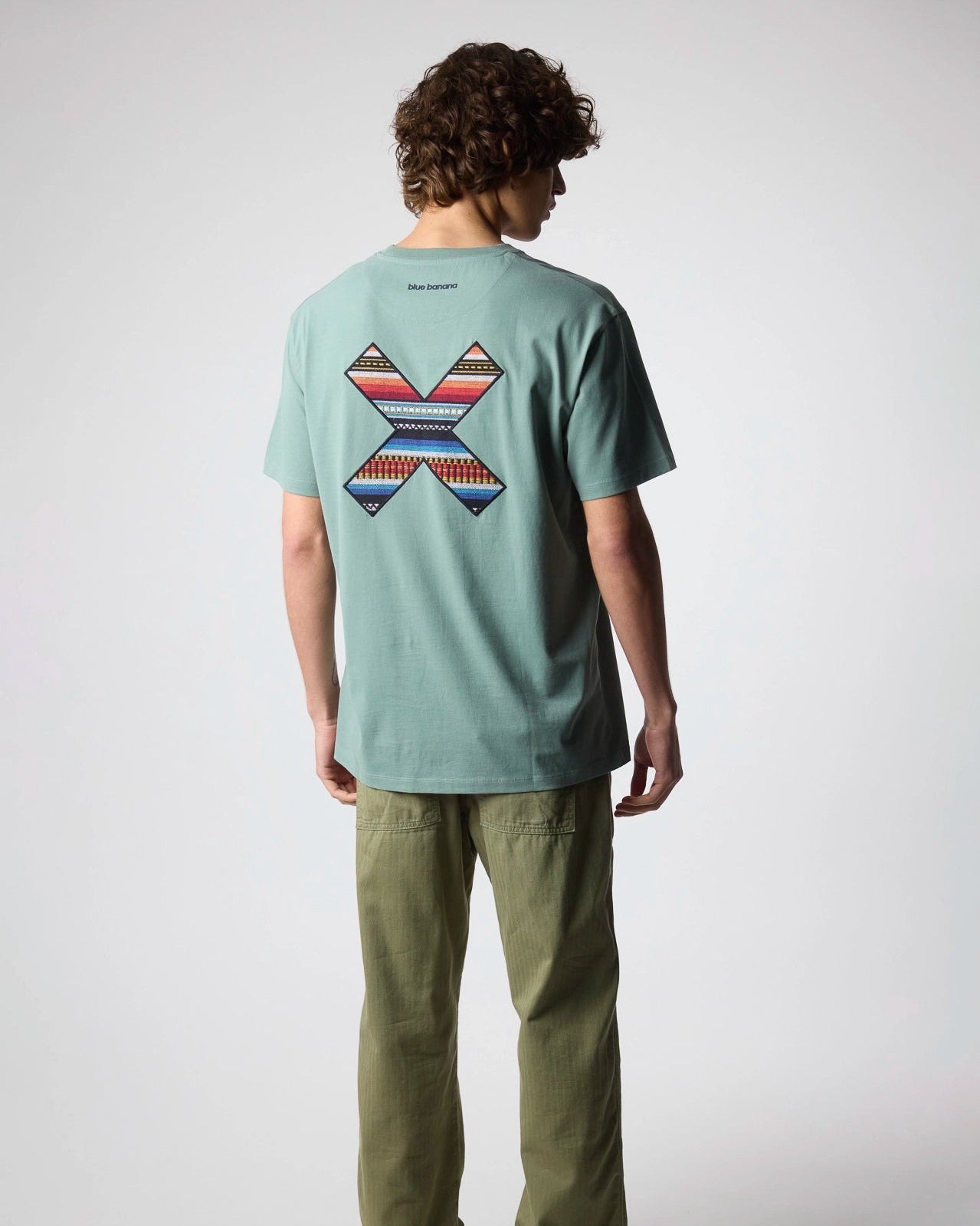 T-Shirt Clássica Mint Blue Banana