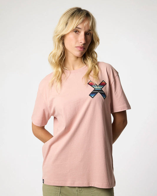 T-Shirt Clássica Peach Blue Banana