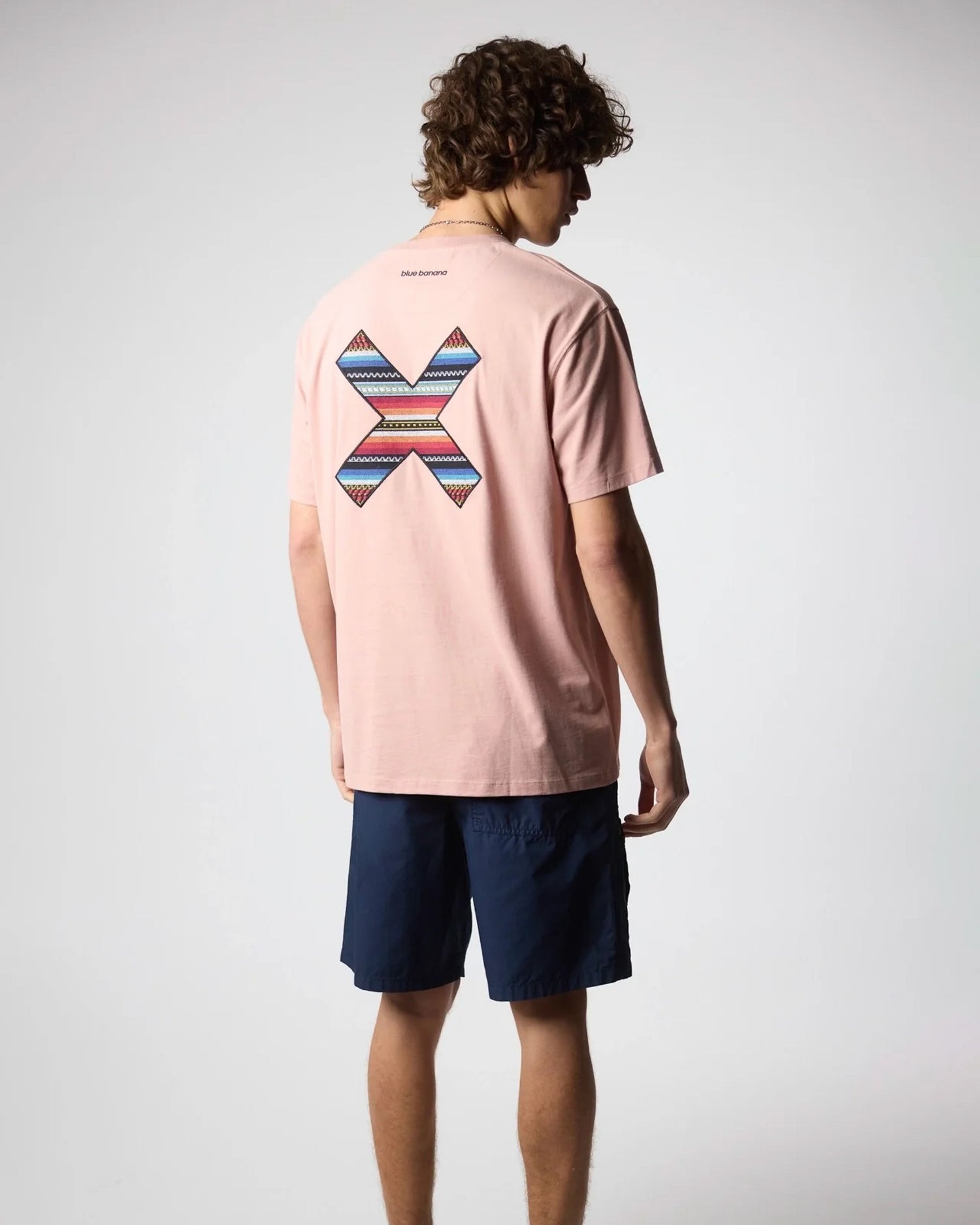 T-Shirt Clássica Peach Blue Banana