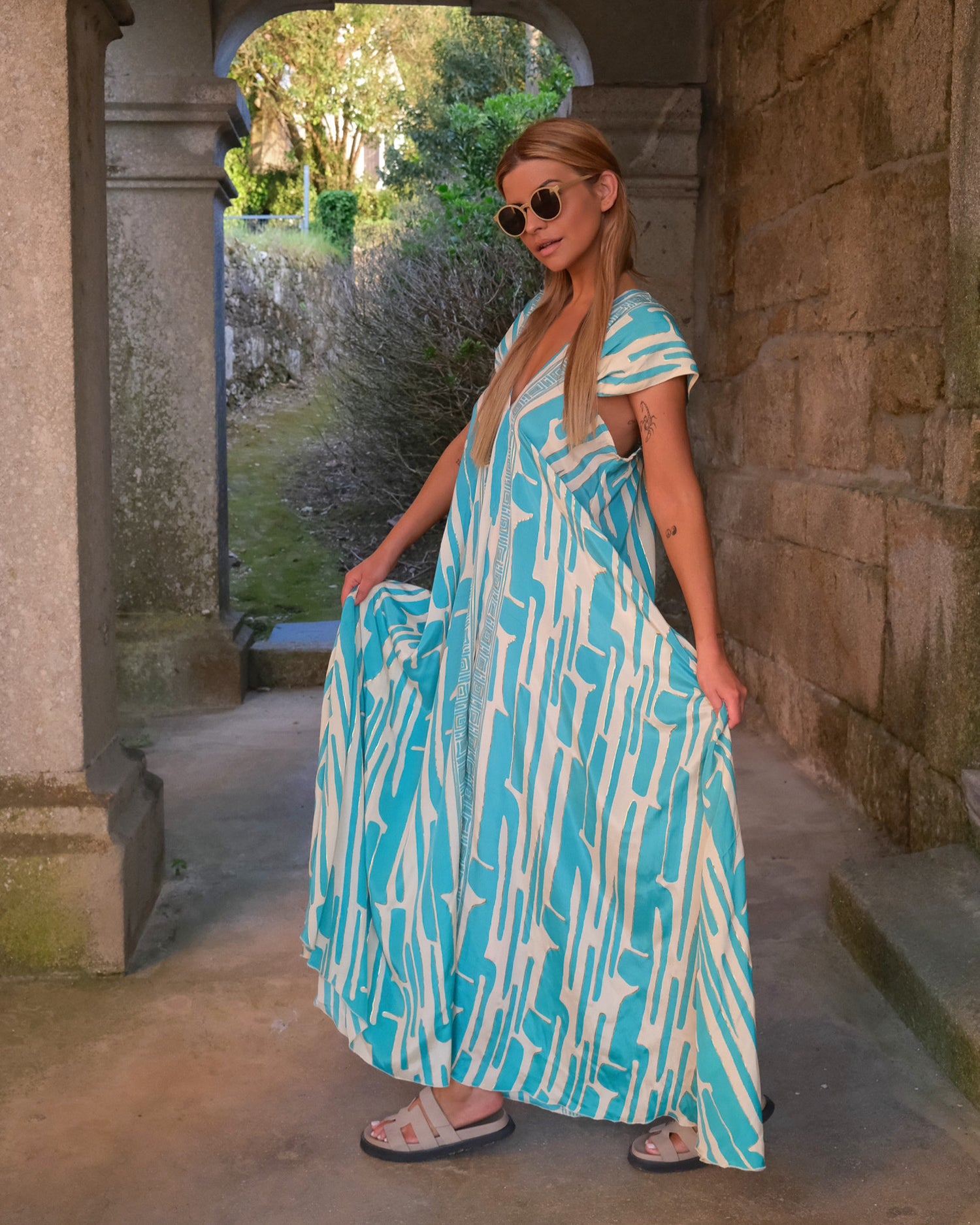 Vestido Seda Kala
