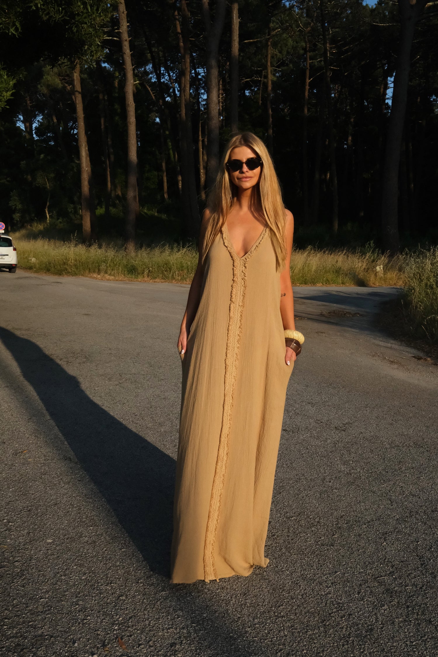 VESTIDO DE LINO