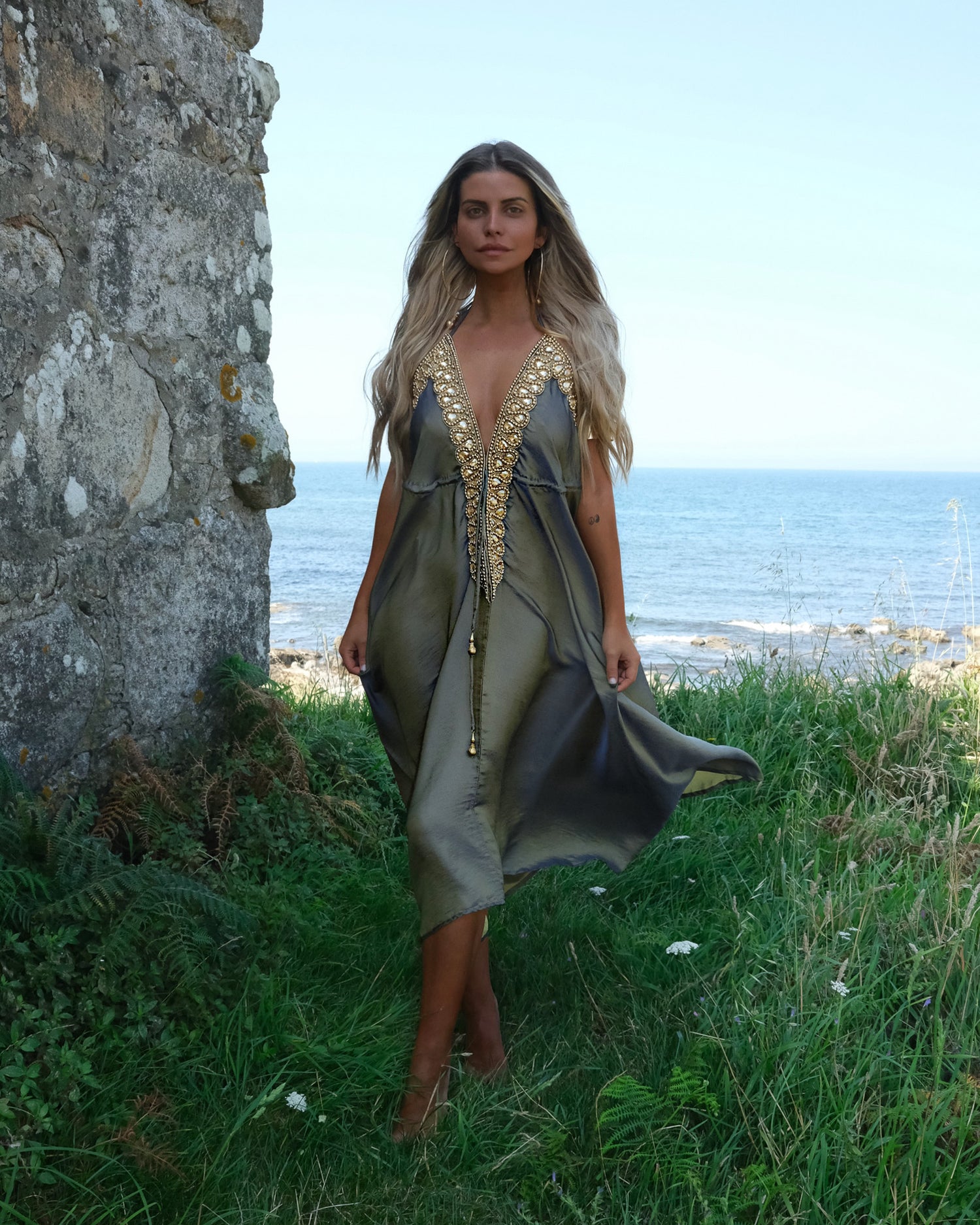 Vestido Lili Caqui