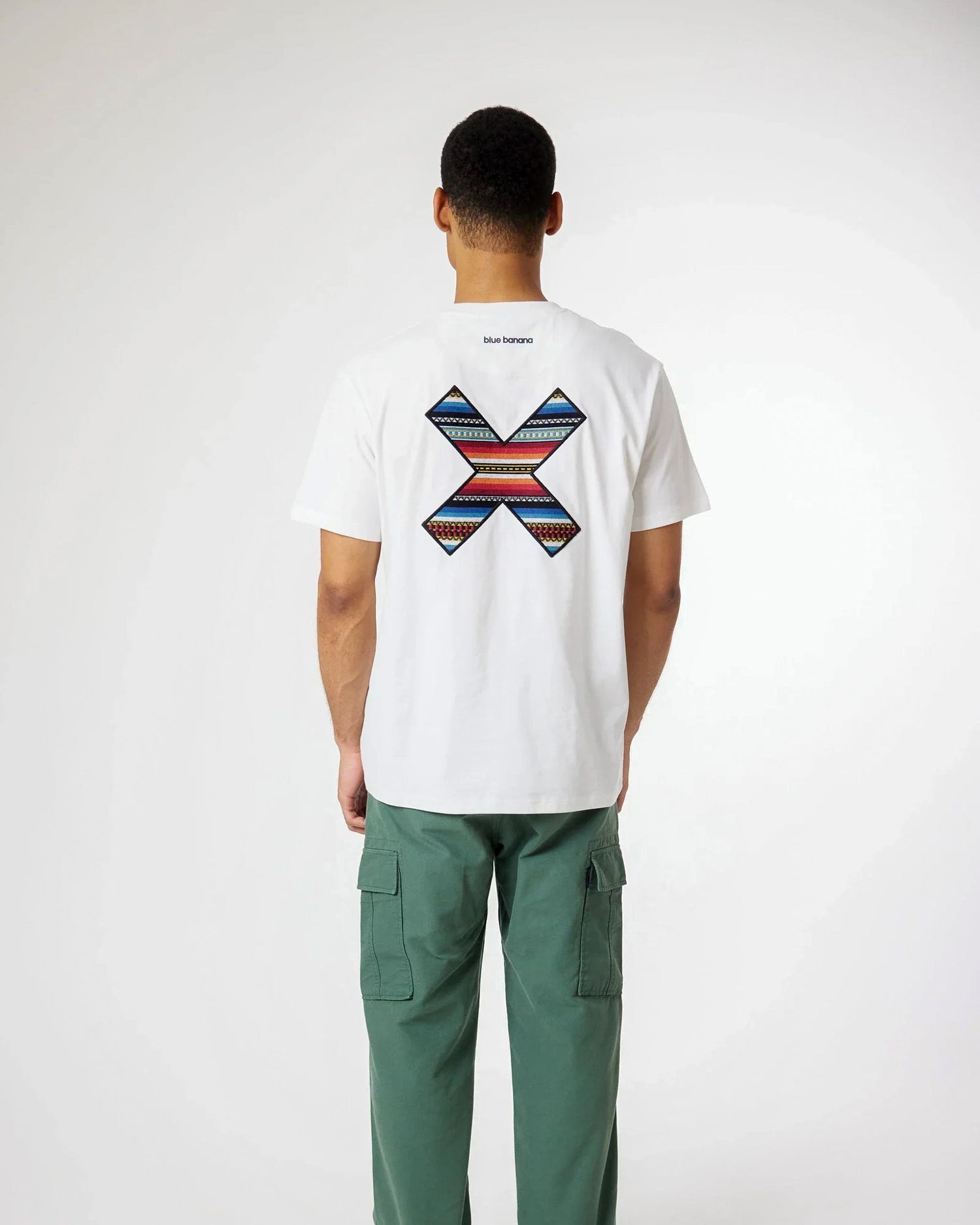 T-Shirt Clássica Branco Blue Banana