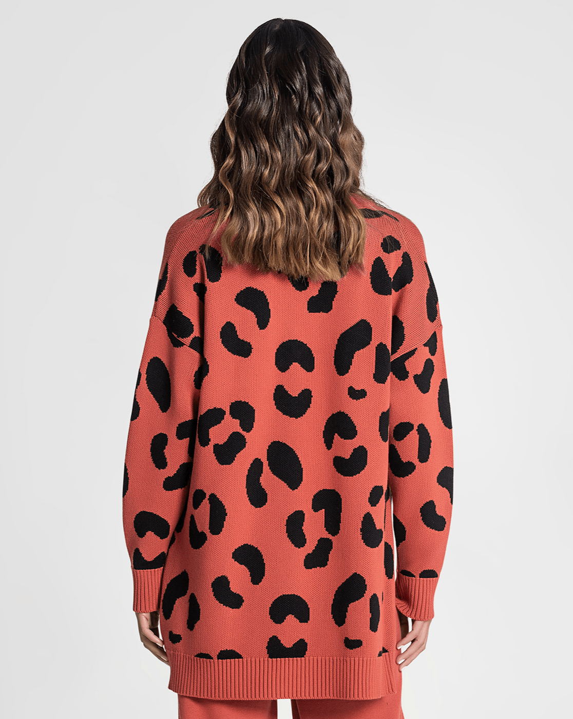 Camisola Animal Print Tijolo Ruga