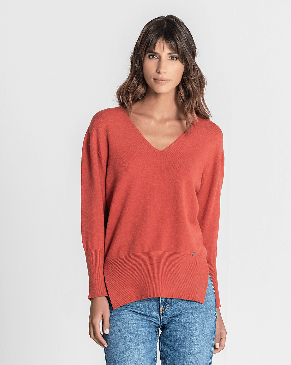 Camisola com Aberturas nos Punhos Ruga