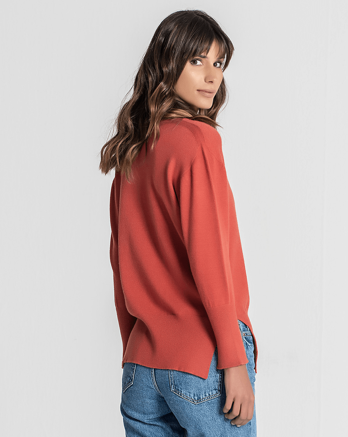 Camisola com Aberturas nos Punhos Ruga