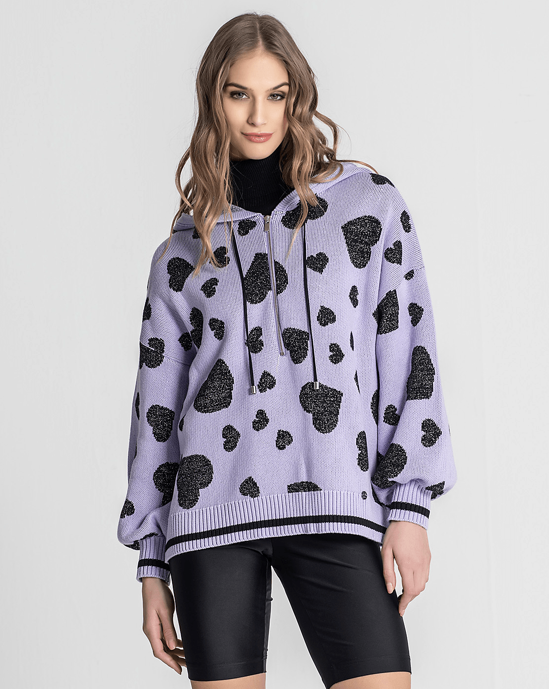 Camisola Jacquard Lavanda Ruga