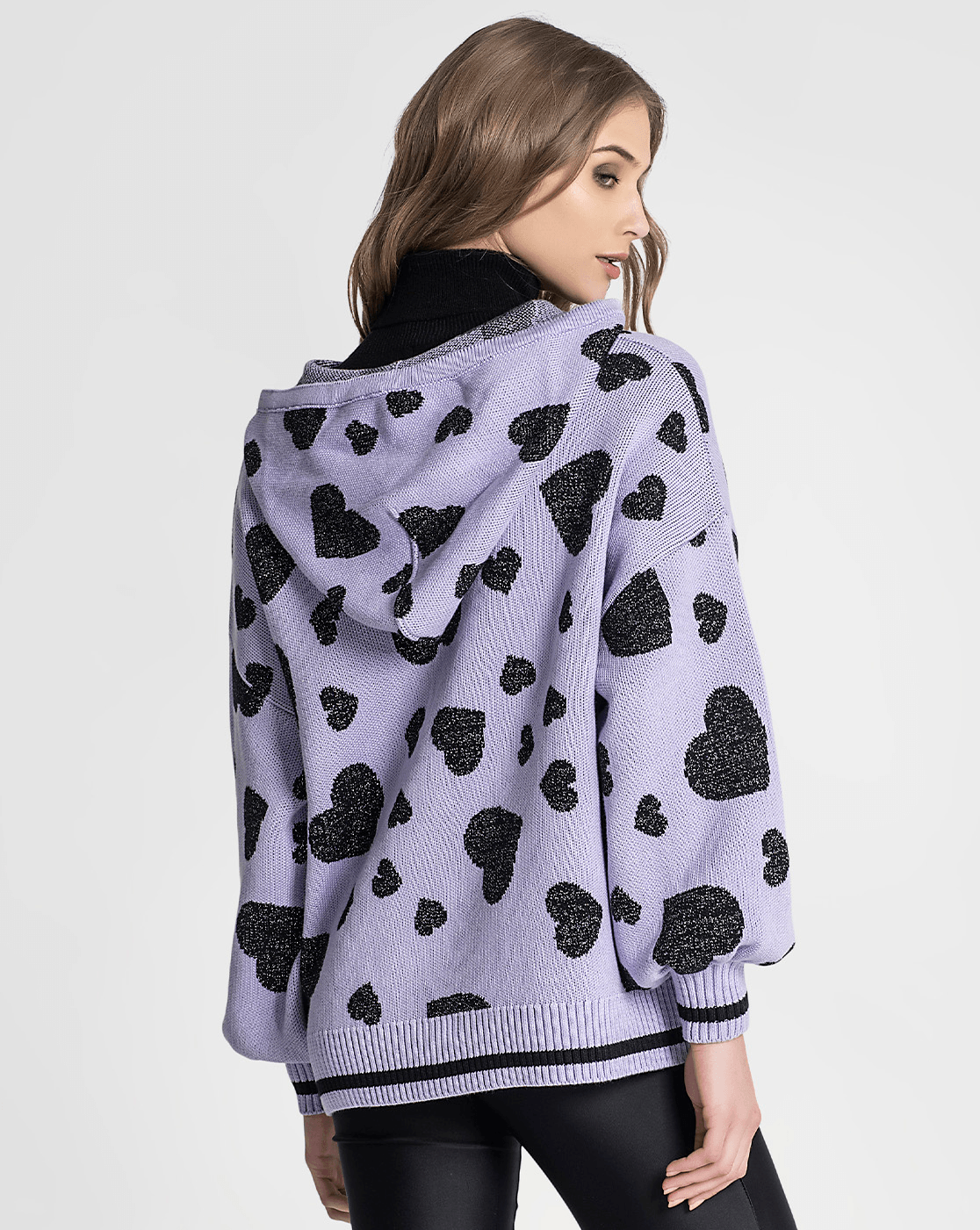Camisola Jacquard Lavanda Ruga