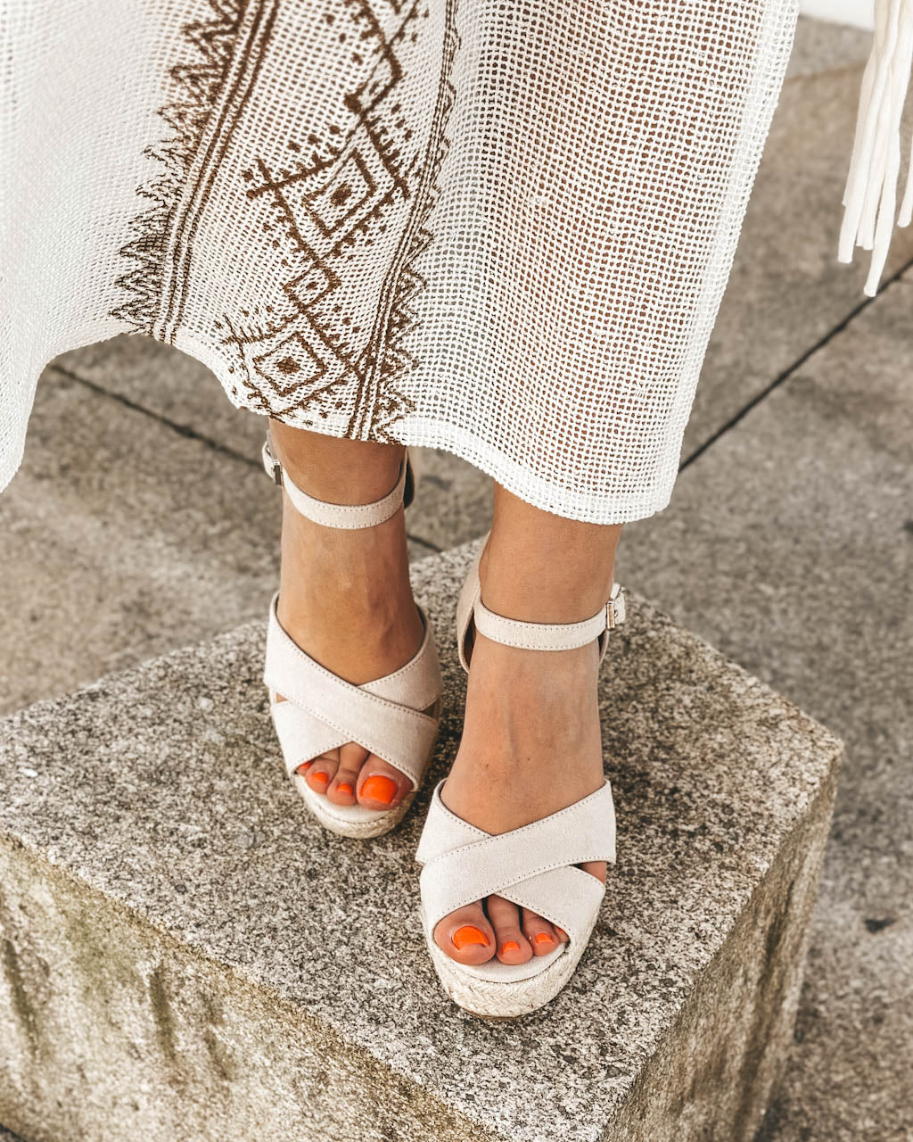 Sandalias Jamba beige