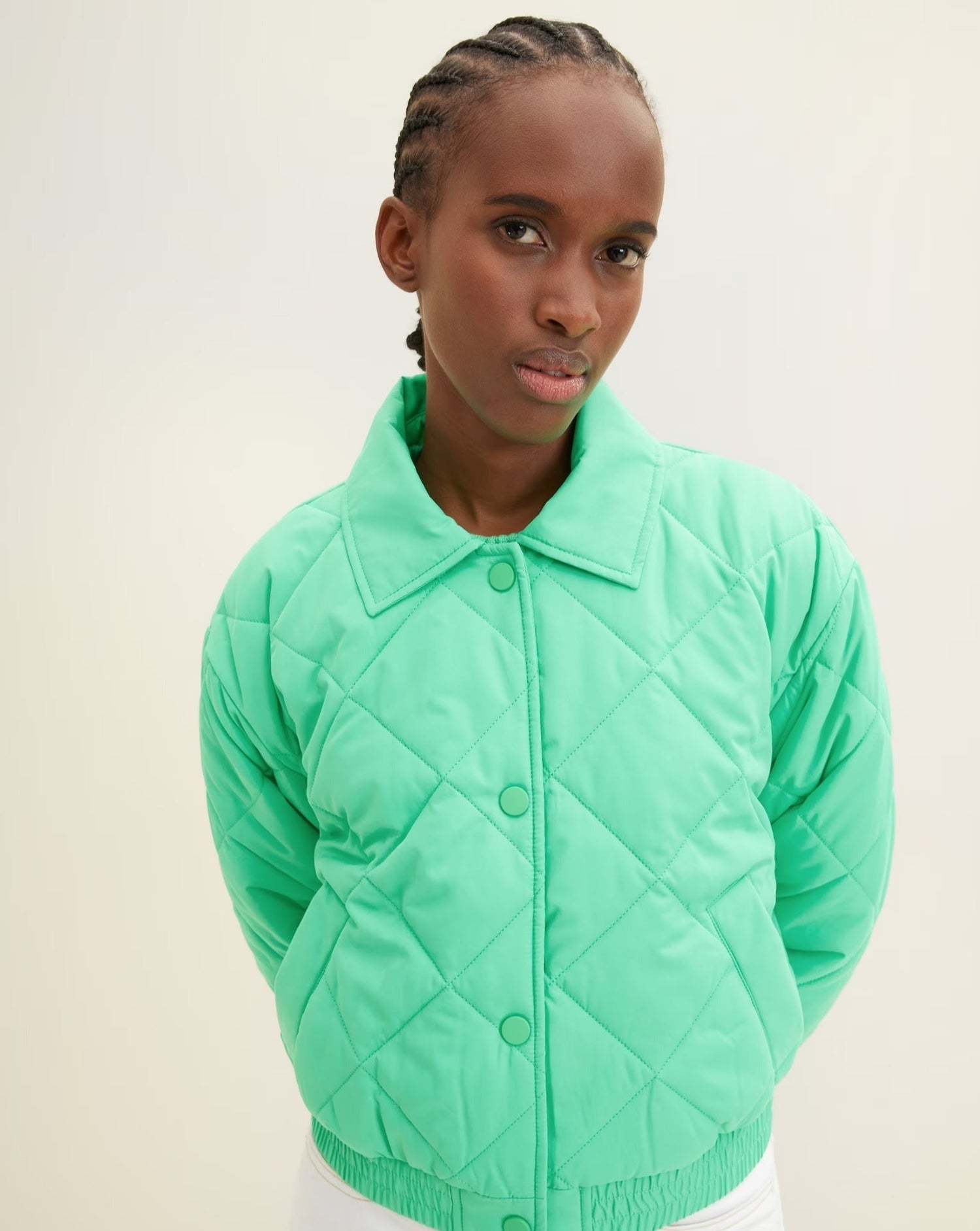 TOM TAILOR Chaqueta Verde